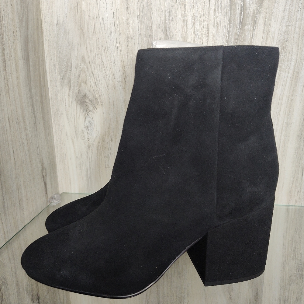 Sam Edelman Women's Taye Black Suede Ankle Boot Sz 7.5 New In Box Display Shoes